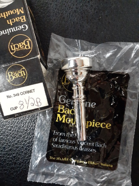 Bach 8.5B Cornet Mouthpiece, Bach Cornet Mouthpiece, Cornet Mouthpiece