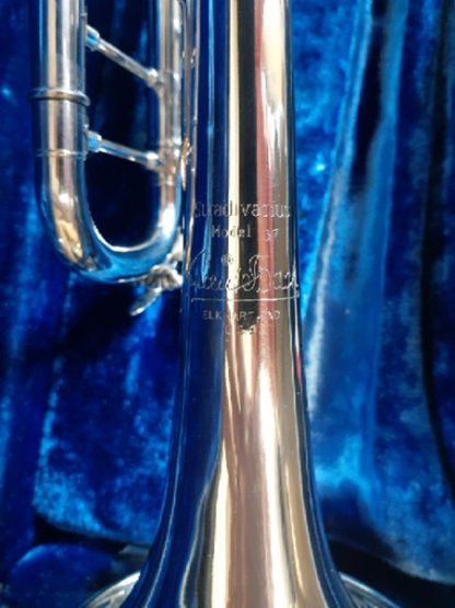 Bach Stradivarius Trumpet, Model 37 Trumpet, Vintage Trumpet, Silver Trumpet, Professional Trumpet