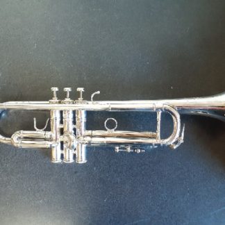 Benge Trumpet, Professional Trumpet, Used Trumpet, Silver Trumpet, Resno-Tempered Bell 3