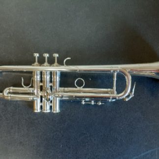 Benge Trumpet, Professional Trumpet, Used Trumpet, Silver Trumpet, Resno-Tempered Bell 3
