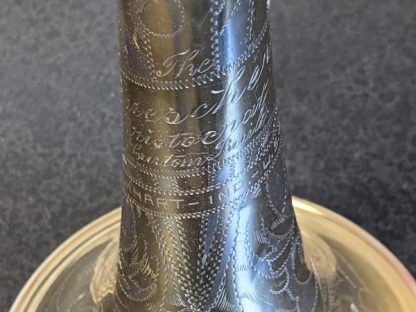 Vintage Silver-Plated Buescher Cornet