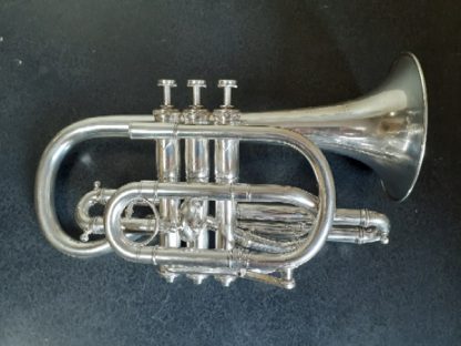 Used Cornet, Vintage Cornet, Silver Cornet, Bb Cornet, A Cornet, C. Bruno & Sons Cornet