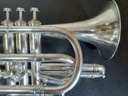 Used Cornet, Vintage Cornet, Silver Cornet, Bb Cornet, A Cornet, C. Bruno & Sons Cornet