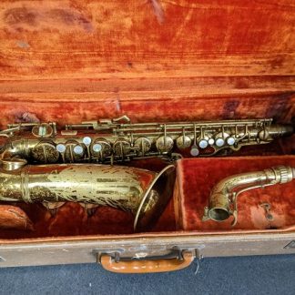 This Conn Naked Lady alto sax is both a vintage and professional horn.