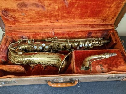 This Conn Naked Lady alto sax is both a vintage and professional horn.