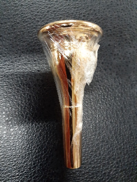 Conn Helleberg Tuba Mouthpiece, Gold Plated Tuba Mouthpiece, Conn Tuba Mouthpiece, Professional Tuba Mouthpiece, Conn 120S Tuba Mouthpiece