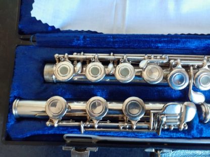 Emerson EF60F Flute, Intermediate Flute, Open Hole Flute, Solid Silver Head Joint