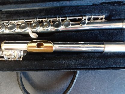 Haynes Flute, French Model Flute, Open Hole Flute, Silver Flute, Gold Lip Plate, Vintage Flute, Professional Flute