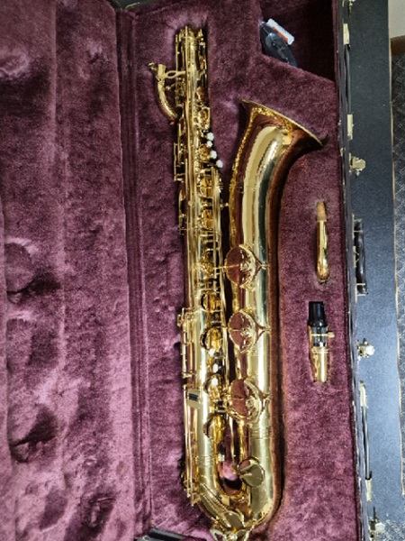 Jupiter Baritone Saxophone, Used Baritone Saxophone, Intermediate Baritone Saxophone, JBS 593 Baritone Saxophone