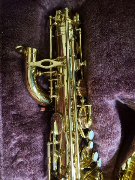 Jupiter Baritone Saxophone, Used Baritone Saxophone, Intermediate Baritone Saxophone, JBS 593 Baritone