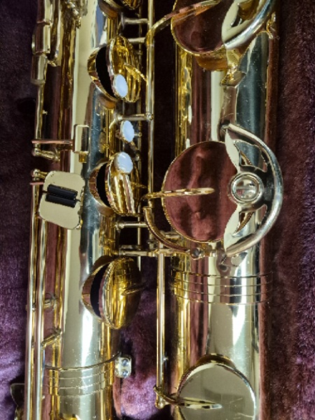 Jupiter Baritone Saxophone, Used Baritone Saxophone, Intermediate Baritone Saxophone, JBS 593 Baritone