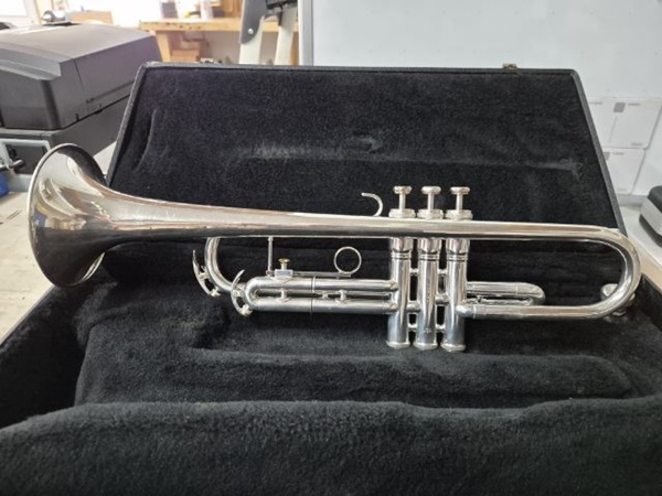 King 600 Trumpet, Silver Trumpet, Used Trumpet, Intermediate Trumpet