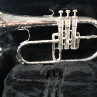 King 650SP Flugelhorn, Used Flugelhorn, Silver Flugelhorn,