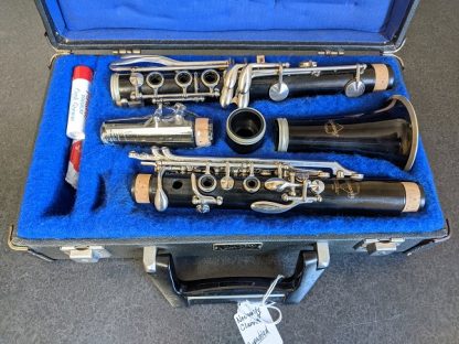 This Normandy Reso-Tone clarinet is a good instrument for a beginning clarinetist.