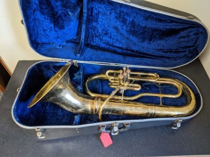 This Olds baritone is a good instrument for a student level player.