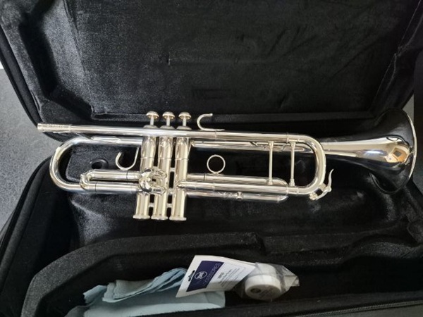 Shires Bravo Silver Trumpet, Intermediate Trumpet, Silver Trumpet, Used Trumpet, Shires Trumpet