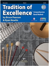 HornHospital.com has Tradition of Excellence Book 2 – Percussion