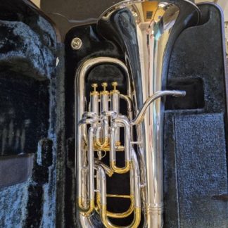 Yamaha YEP842S Custom Euphonium, Silver Euphonium, Used Euphonium, Professional Euphonium, Four Valve Euphonium