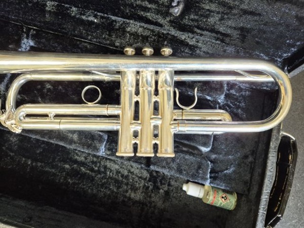 Yamaha Trumpet, YTR 738 Trumpet, Silver Trumpet, Used Trumpet, Professional Trumpet