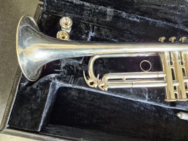 Yamaha Trumpet, YTR 738 Trumpet, Silver Trumpet, Used Trumpet, Professional Trumpet