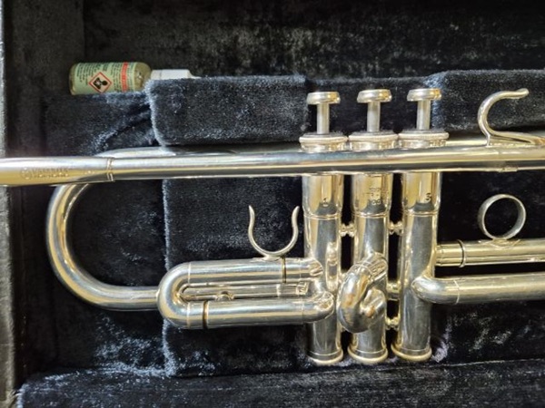 Yamaha Trumpet, YTR 738 Trumpet, Silver Trumpet, Used Trumpet, Professional Trumpet