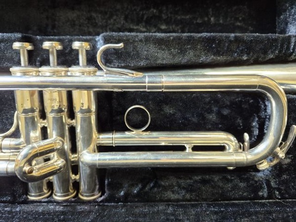 Yamaha Trumpet, YTR 738 Trumpet, Silver Trumpet, Used Trumpet, Professional Trumpet