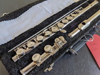 Bundy Flute that is close-holed w/ a C foot