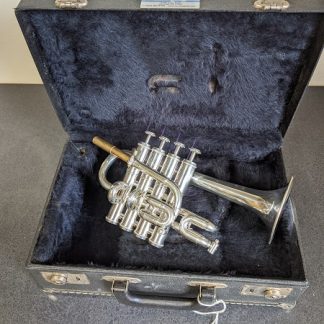 This Getzen piccolo trumpet is a professional horn.