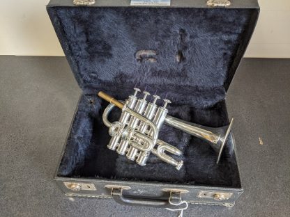 This Getzen piccolo trumpet is a professional horn.