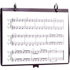 Use Plastic Flip Folders for Your Sheet Music