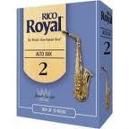 Rico Royal Alto Sax Reeds, Available in Box of 10 Reeds, #2, #2.5, #3, and #3.5