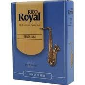 Rico Royal Tenor Saxophone Reeds, Box of 10, Strengths: #2, #2.5 and #3