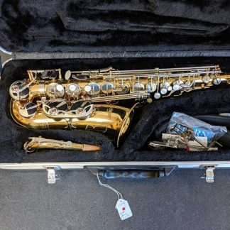 This Selmer AS500 is a nice saxophone for marching band because of its durability.