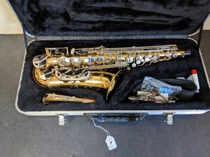 This Selmer AS500 is a nice saxophone for marching band because of its durability.