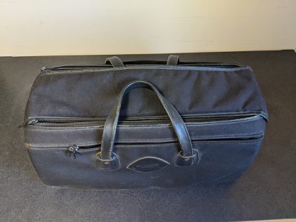 Trumpet case that holds up to three trumpets.